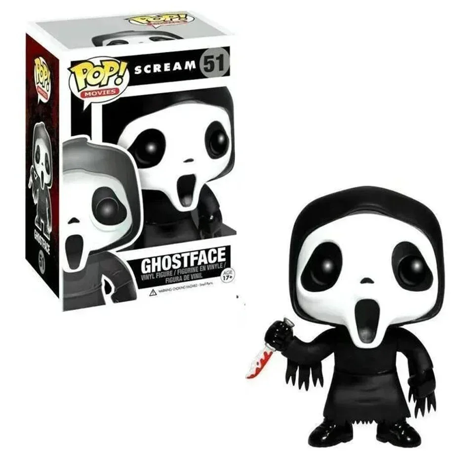 MOVIES scream - Ghostface #51 Action Toy Figures Anime Model Vinyl Figure Pvc Collection Toys Chrismas Gift