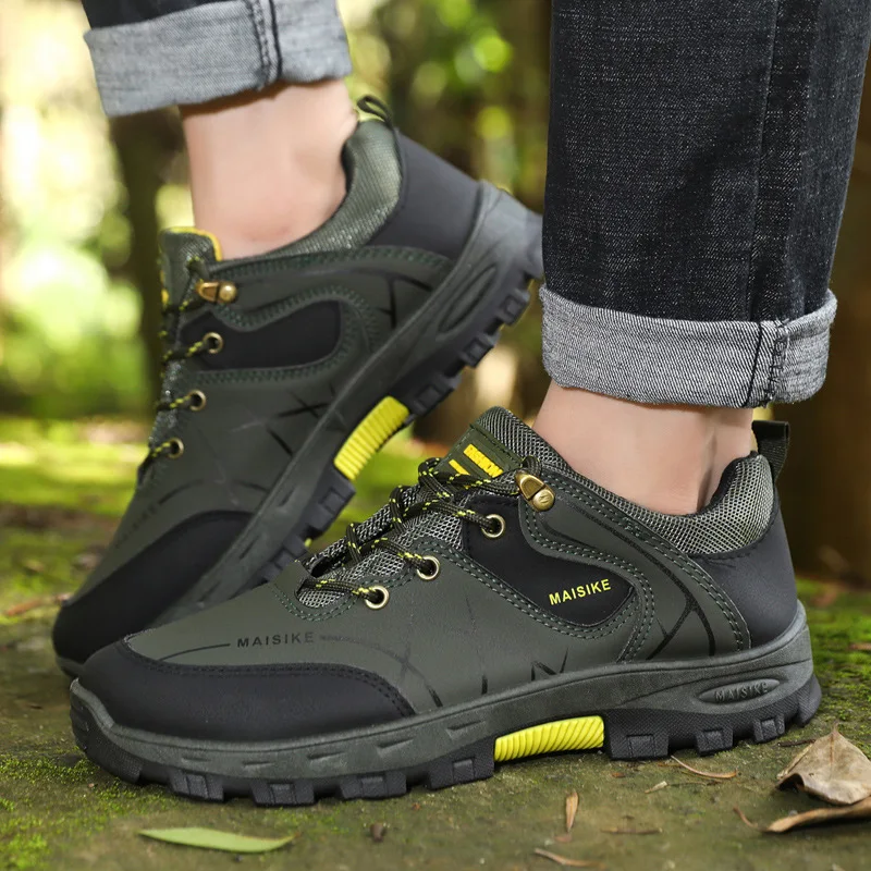 

Quality Sneakers for Men Breathable Men's Casual Shoes Comfortable Non-Slip Outdoors Hiking Shoes Fashion Men's Jogging Shoes