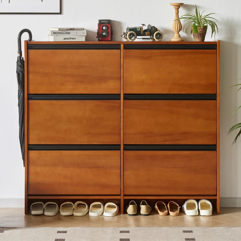 

Vertical Niche Shoe Cabinet Multifunction Wooden Large Capacity Shoe Cabinet Living Room Meubles De Maison Interior Furniture