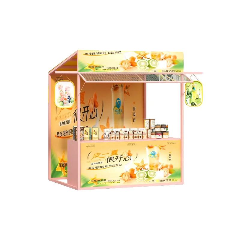 

Internet celebrity night market food snacks stall shelves outdoor commercial street amusement park activities k promotional rack