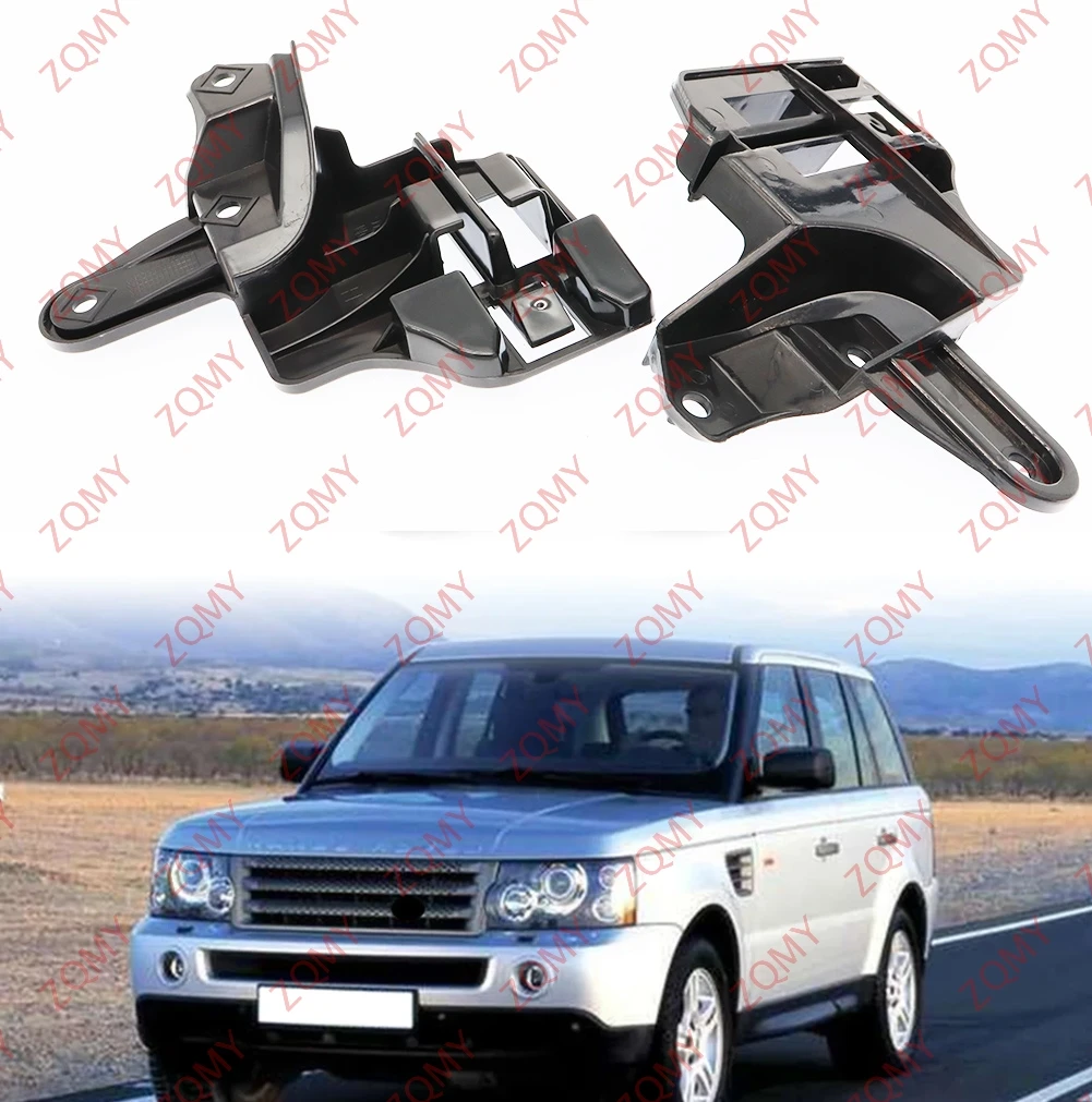 

1pcs Car Front Bumper Fender Bracket Mouting Left & Right For 2006-2009 Land Rover Range Rover Black ABS DPL500070 DPL500060