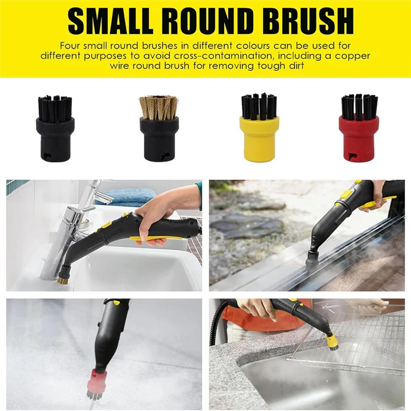 Сменная чистящая круглая щетка для насадки щетки для машины Karcher Clean SC1 SC2 SC3 SC4 SC5 аксессуары-ABXK