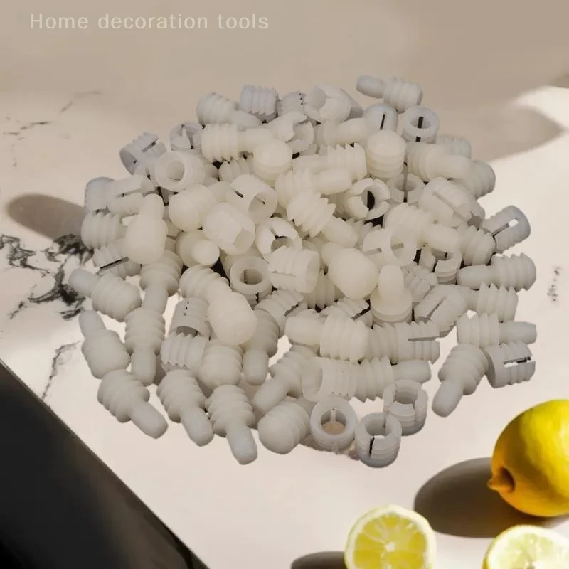 50er-Pack Dual-Gender-vorgespannter Gitter, spezielle Add-ons, Kunststoffmuttern, verdeckte Verschlüsse