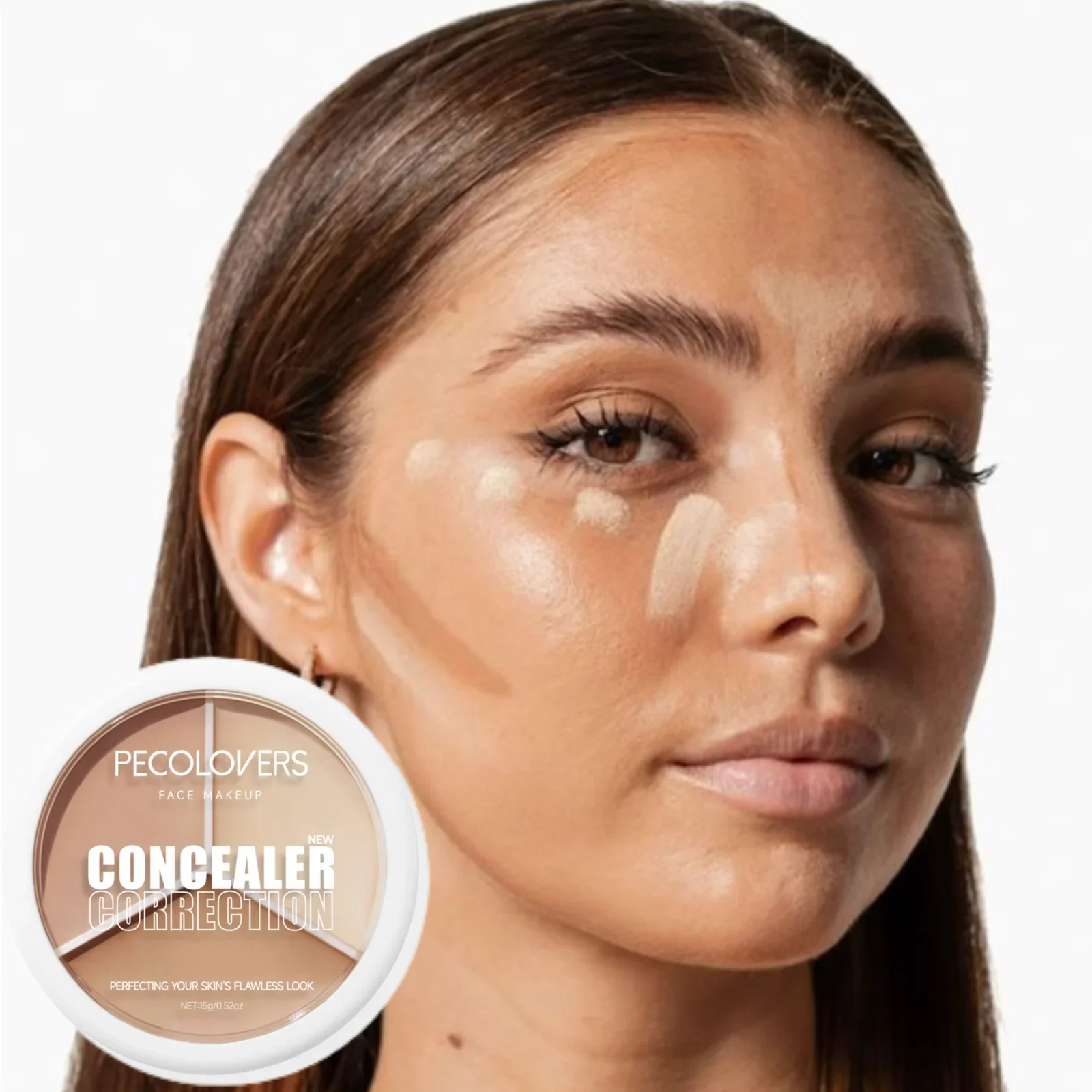 

1 шт. консилер с полным покрытием, стойкий, консилер для контура глаз, увлажняющий макияж