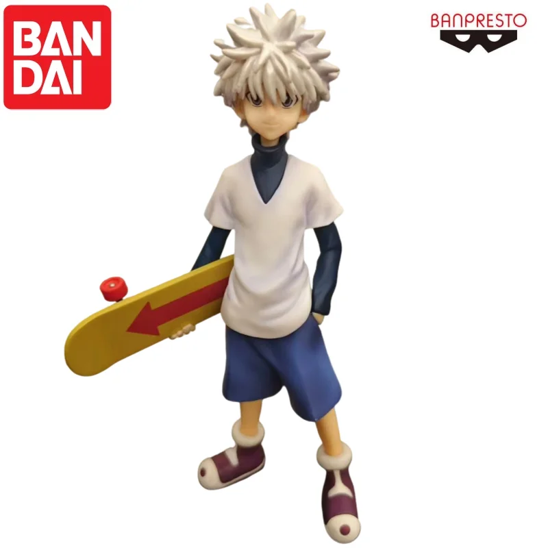 

Bandai в наличии, оригинальная кукла Banpresto Killua Zoldyck, новая фигурка в штучной упаковке, анимационные периферийные устройства, персонажи, гараж