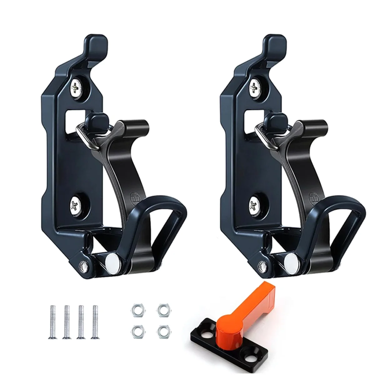 

2pcs Shovel Mount for Roof Rack Mount Shovel Mount Brackets Accessories Wall Mounting Versatile Black