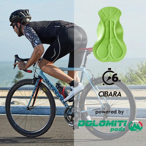 Imagen 2 del producto RION-pantalones cortos clásicos de alta calidad para Ciclismo para hombre, Culotte para bicicleta, pantalones para Ciclismo, ropa MTB, tirantes Dolomiti