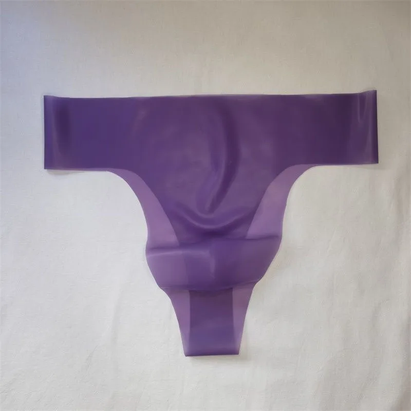 ملابس داخلية للرجال اللاتكس G-سلاسل مثير سلس سيور المطاط ملخصات ملهى ليلي نادي القطب الرقص الذكور الملابس الداخلية سيسي سراويل BF ﻿