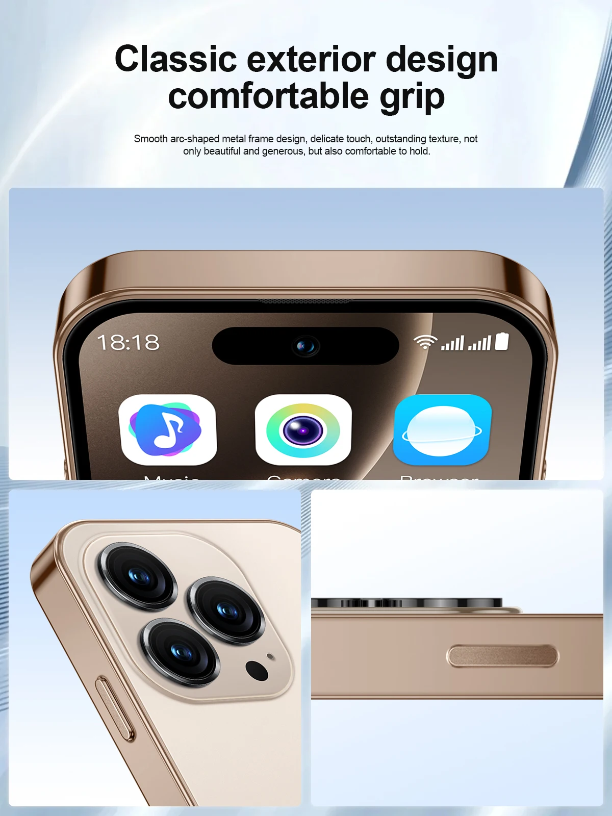 SERVO S16 MINI Cute 4G LTE Smartphone 3.9" Android 12 2/3GB RAM 16/64GB ROM Dual SIM Play Store GPS Small Pocket Mobile Phones