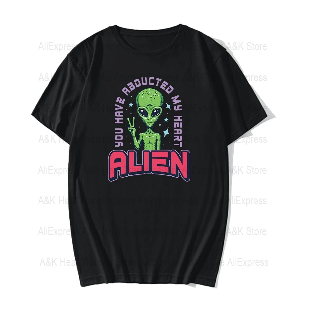 Decals Flying Saucer UFO Thermal Iron-On Heat Transfer Sticker Aliens T-Shirt Hoodies Patches For Clothes Applique Decoration