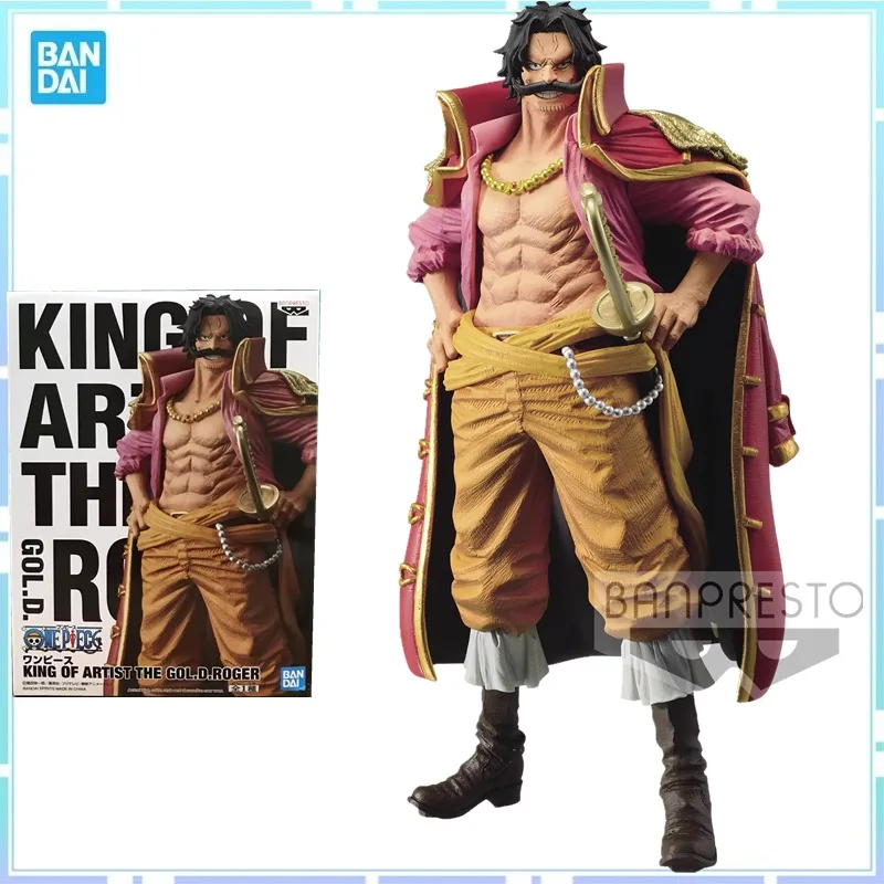 Bandai Original Anime One Piece King Of Artist Koa The Gol D Roger PVC Action Figure Anime Model Figurines Toys Gift