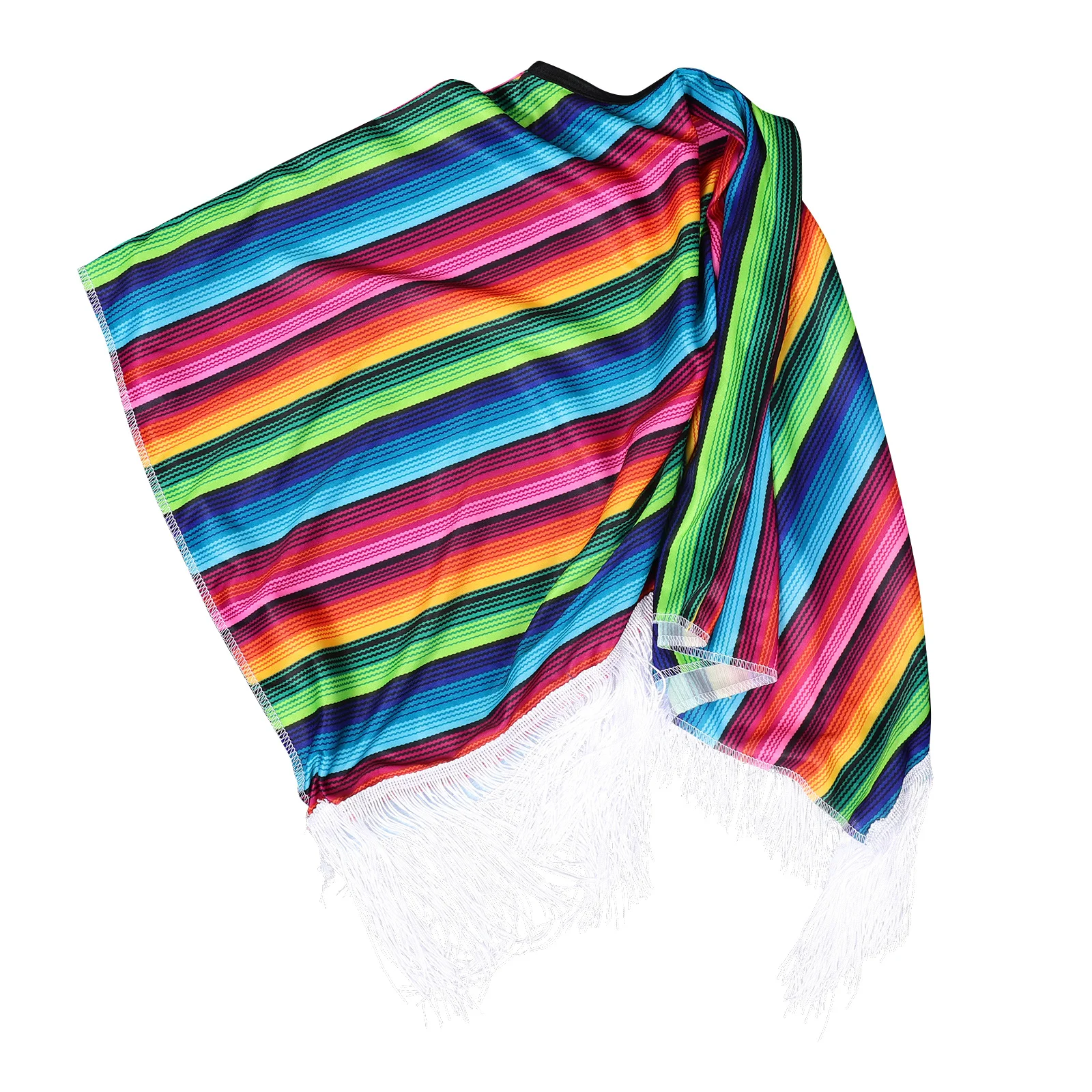 Dziecięcy meksykański kostium szal lekki kolorowy płaszcz peleryna na Halloween cosplay imprezę odgrywanie ról peleryna kostium magika dla dzieci