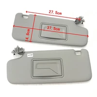 Parasol Interior de coche para Chevrolet Chevy Sonic 2012-2020 Spark 2013-2022 Aveo 2011-2015 Daewoo Matiz Panel con espejo de maquillaje