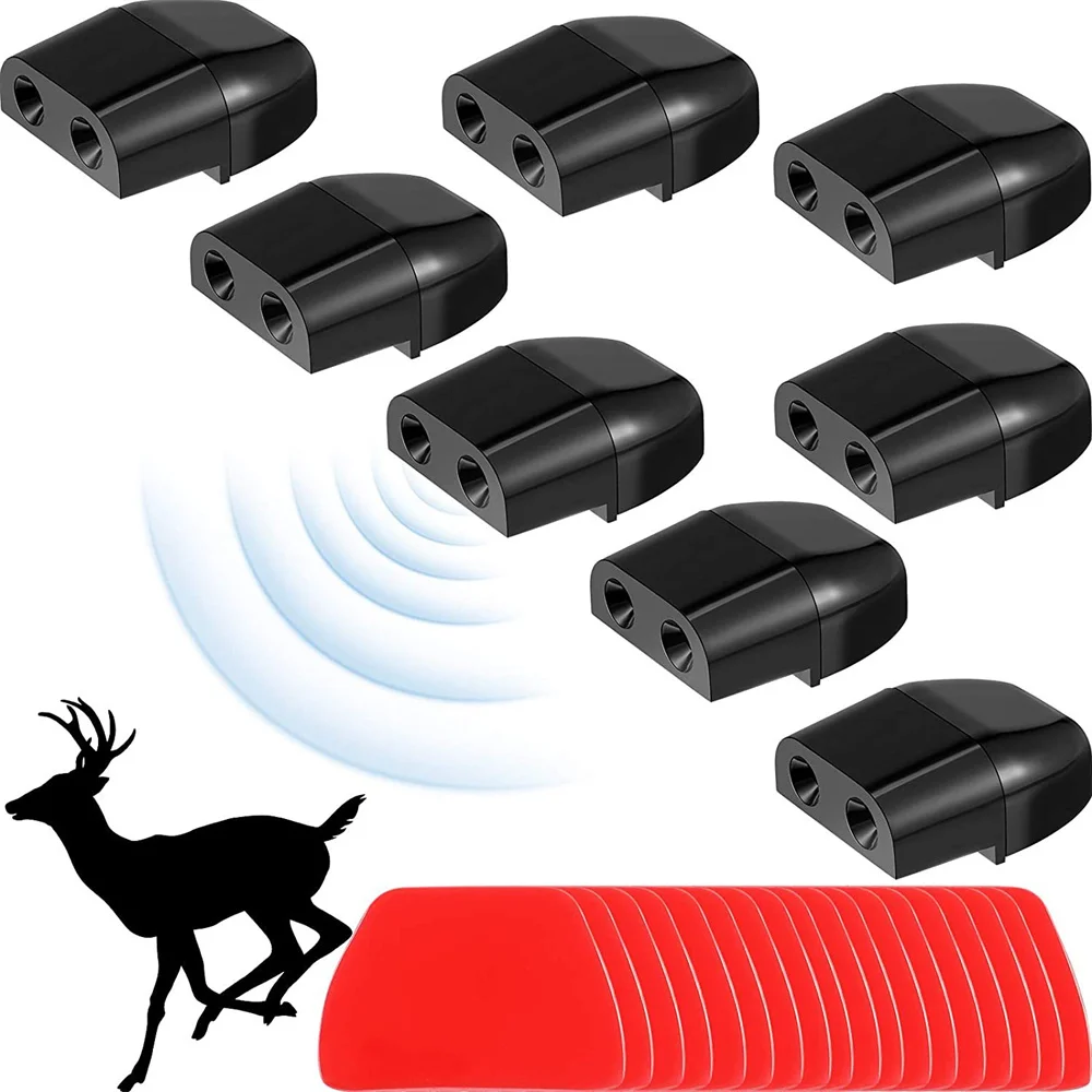 1~10PCS Car Deer Whistles Avoids Deer Collisions Animal Repeller Ultrasonic Animal Whistle Warn Deer Wildlife Warning Device