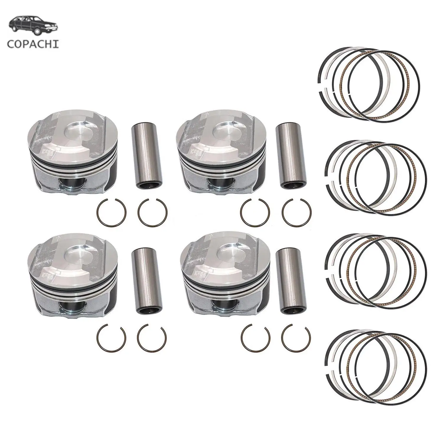 

4pcs Engine Pistons&Rings Kit 19180831 12652809 12569638 89018107 For Buick GL8 ES Cadillac ATS XT5 Chevrolet 2.0T Car Parts