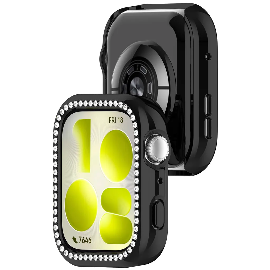 Diamant-Hülle für Huawei Watch Fit 4/5 Pro Zubehör Rundum hohler Schutzrahmen für Huawei Watch Fit 5 4 3 Cover – Detail 6