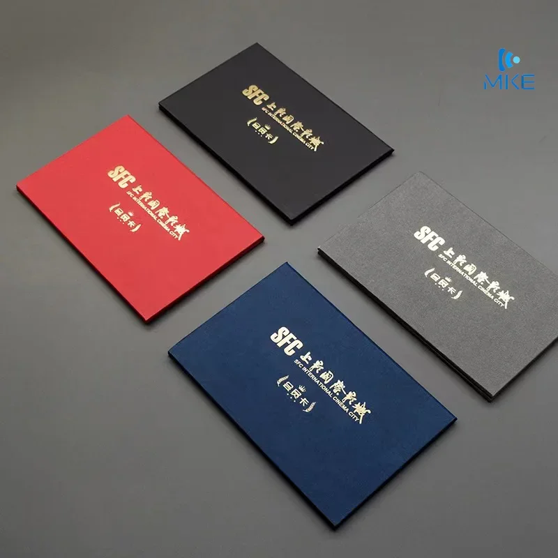 عالية الجودة ماتي الأسود التعبئة والتغليف ورقة صغيرة Vip فتحات بطاقة الائتمان حاملي صناديق بطاقات هدايا الزفاف