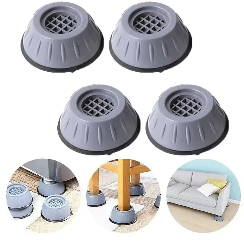 4-10PCS Anti Vibration Feet Pads Waterproof Legs Slipstop Silent Skid Raiser Mat Washing Machine Support Dampers Stand Furniture