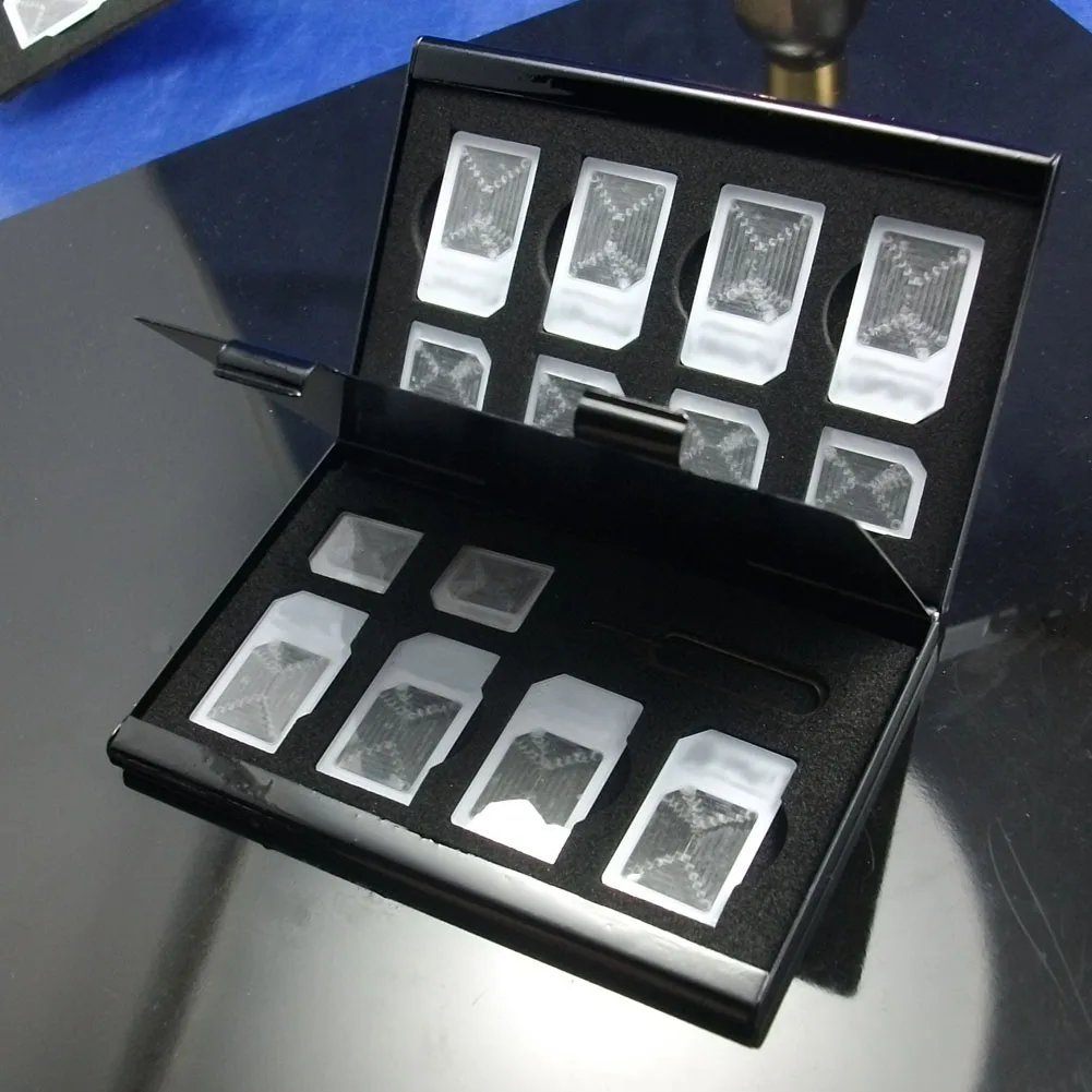 15 في 1 SIM مايكرو بطاقات SIM دبوس صندوق تخزين الاستاتيكيه حامل حامي بطاقة SIM لبطاقة SIM والهاتف الخليوي إخراج دبوس