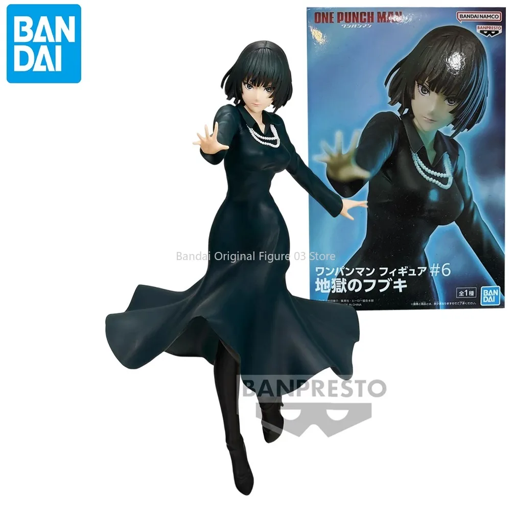 

18Cm Genuine Official Bandai Banpresto One Punch Man Fubuki Figure Anime Genuine Collectible Boxed Model Toy Dolls Gift