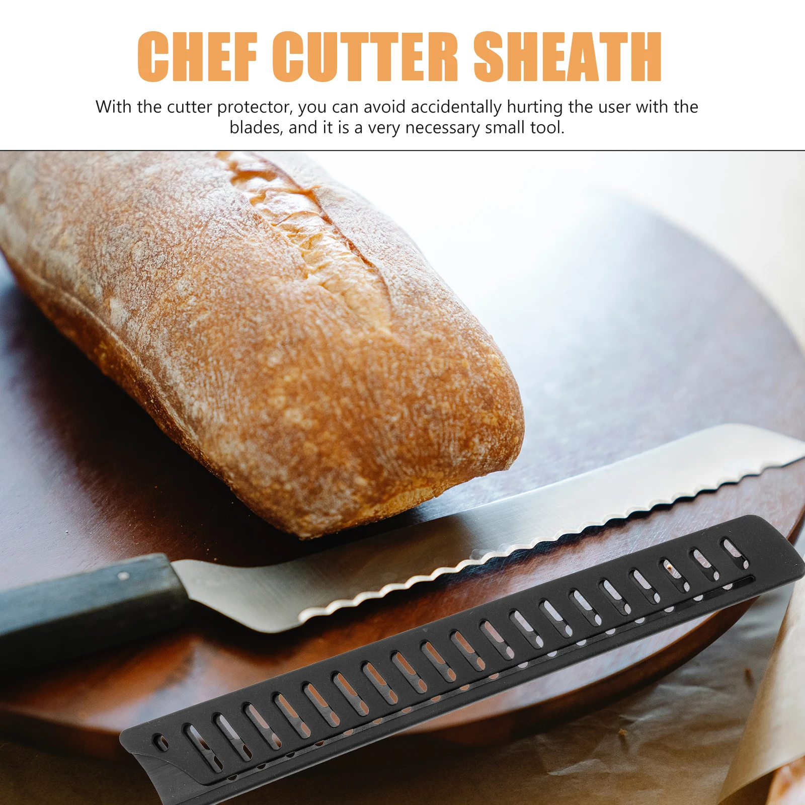 

10 Pcs Knife Case Fruit Cutter Sleeve Universal Cover for Knives Plastic Protective Chef Bread
