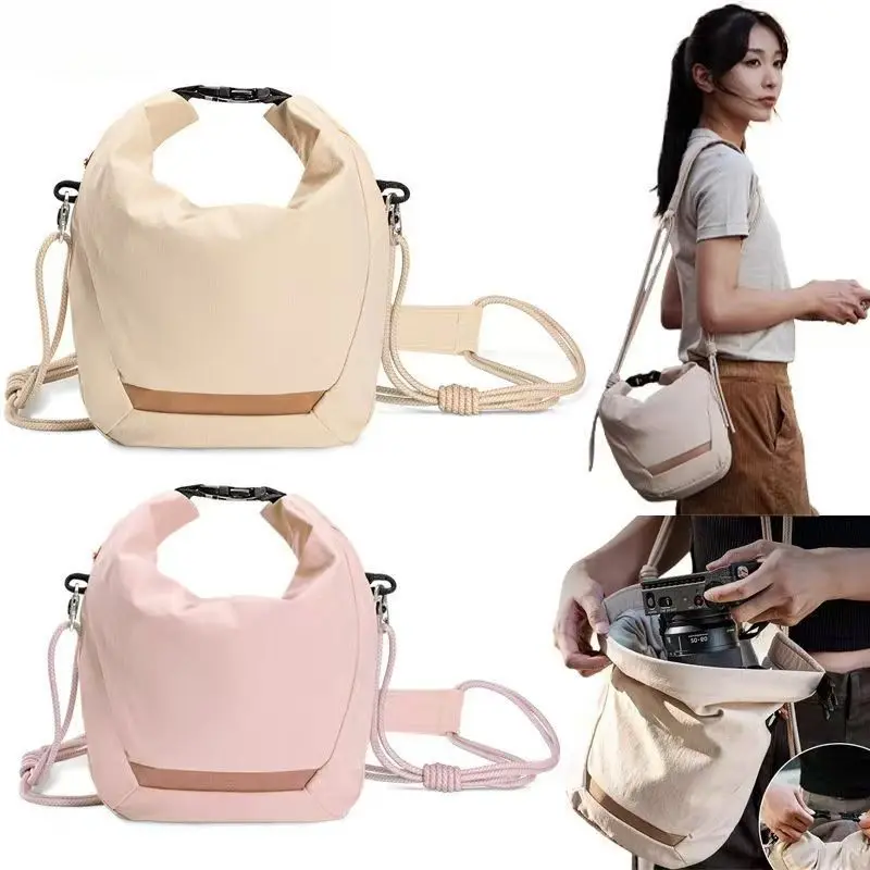 

Новая сумка для фотоаппарата Cloud Fold, наплечная/через плечо, для путешествий и хранения, аксессуары, в скандинавском стиле, материалы для рукоделия и шитья