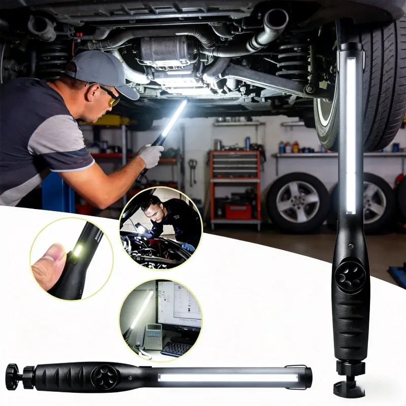 

Car Repair Lamps Portable COB Work Lights with Magnetic Rechargeable LED Flashlight Portable Stepless Dimming Emergency Lights