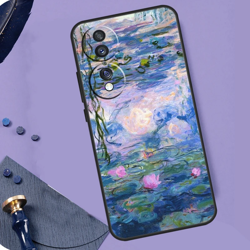 غطاء لوحة فنية كلود مونيه ، غطاء لشرف السحر 6 ، 5 برو لايت ، 50 ، 70 ، 90 ، X9b ، X8b ، X7 ، X8 ، X9 ، X6a ، X7a ، X8a ، X9a #2