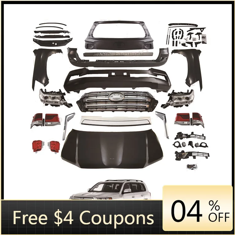 

High quality hot sellingHigh Quality Body Kits Front Rear Bumper Headlight Tail Light Grille Hood Body Kit for ToyotaS Land Crui