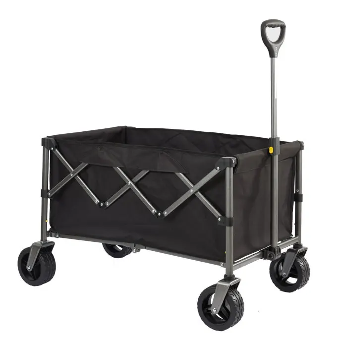 Custom Shopping Beach Garden Aluminum Wagon Useful Trolley Folding Wagon