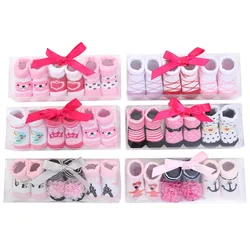 3Pairs/lot Infant Baby Socks Autumn Cotton Baby Socks for Girls Newborn Boy Toddler Fashion Socks Baby Clothes Accessories 0-12