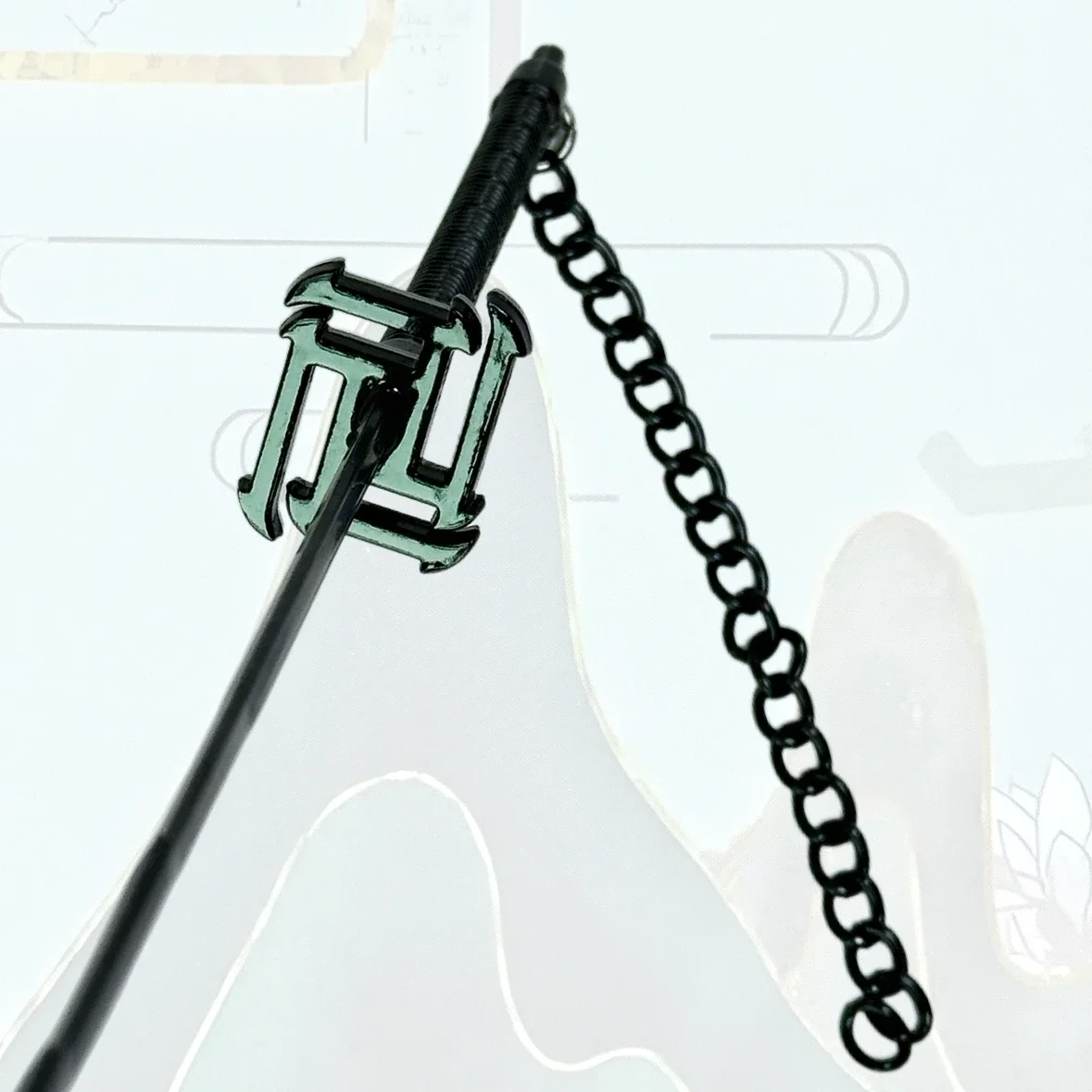 9.8 بوصة بليتش كوروساكي برمجة معدنية كاتانا السيف الأصلي صابر النينجا سكين اليابانية كاتانا صابر تأثيري اكسسوارات الدعامة لعبة #3