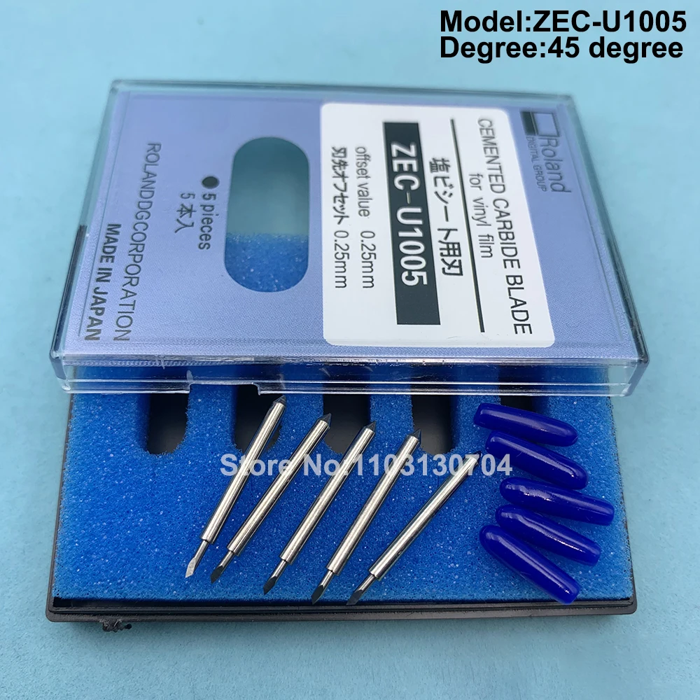 5PCS Imported 45 Degree Roland Cutting Plotter Blades ZEC-U1005 For Roland XC-540 SP-300 VS-540 VS-640 Cemented Carbide Knife