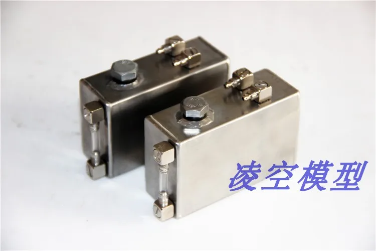 DIY oil powered model car fuel tank, metal small fuel tank, methanol engine fuel tank, water tank, ship model accessories