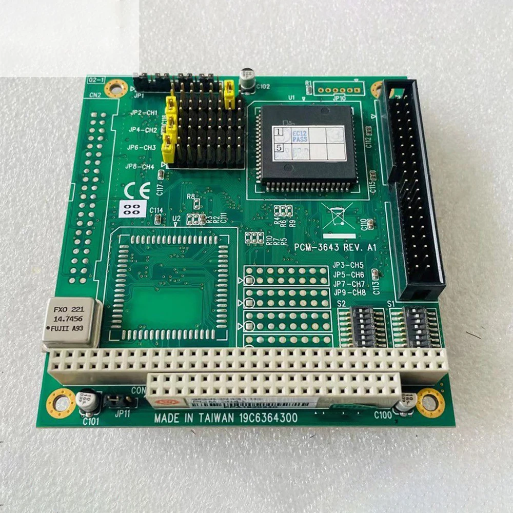 Placa de expansão de placa de porta serial RS-232 PCM-3643 REV.A1 Módulo de comunicação para Advantech