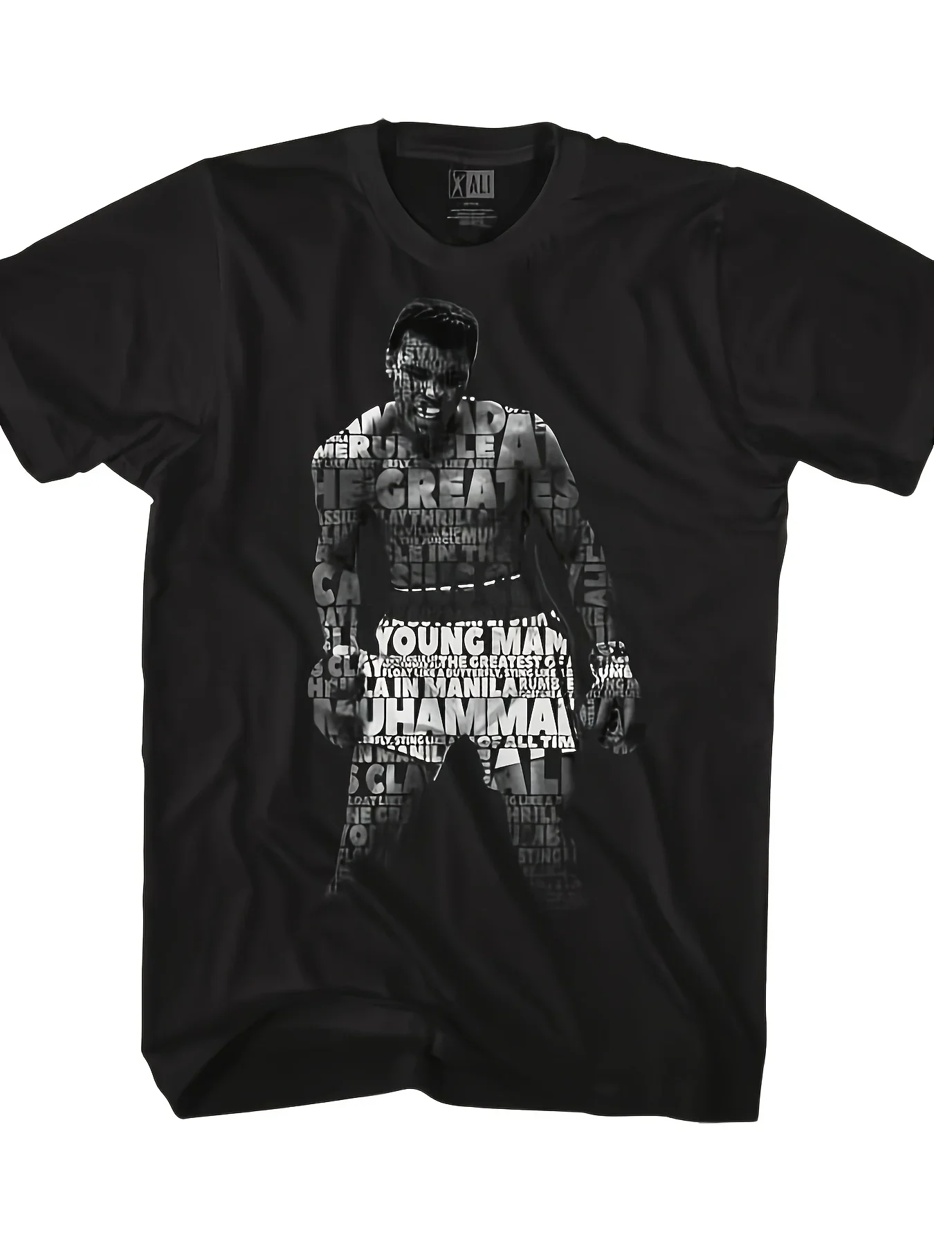 

Goat Greatest Boxer Quote Me Black Adult T-Shirt Tee Pure Cotton, Heat Transfer Printed T-SHIRT