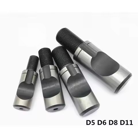Brand New D Type Lathe Spindle Screw D4 D5 D6 D8 D11 Semi-Cylindrical Flange Screw Chuck
