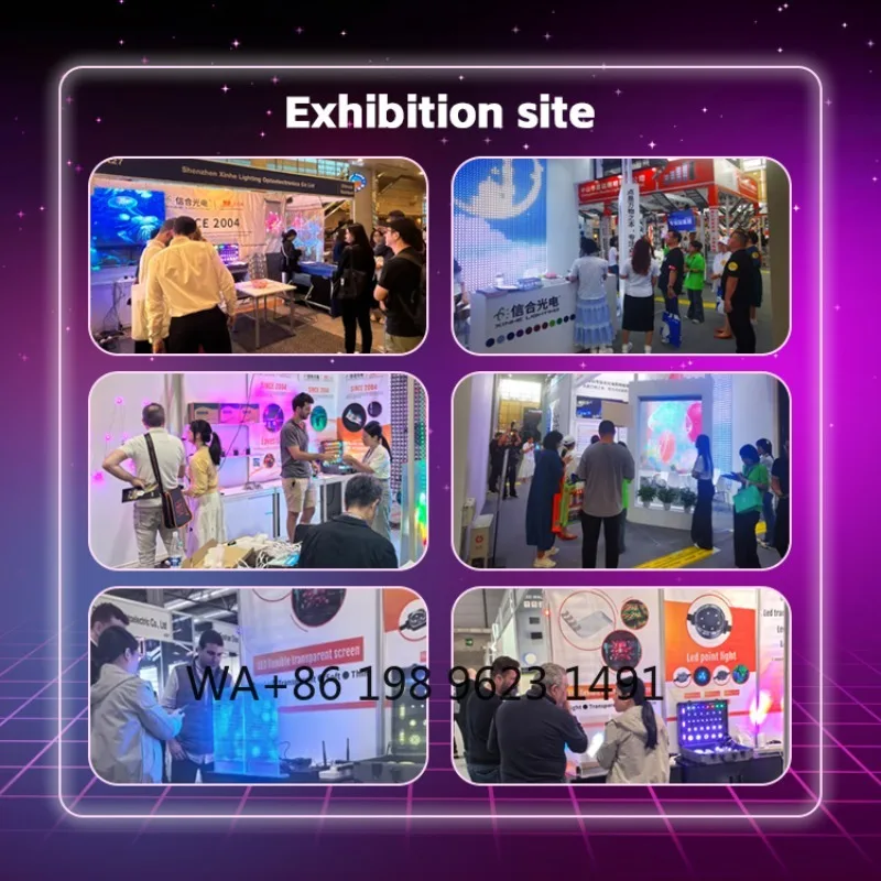 P10 SMD2222 12V Adhesive Flexible LED Film Holographic Screen Glass Window Advertising Digital Signage view 6