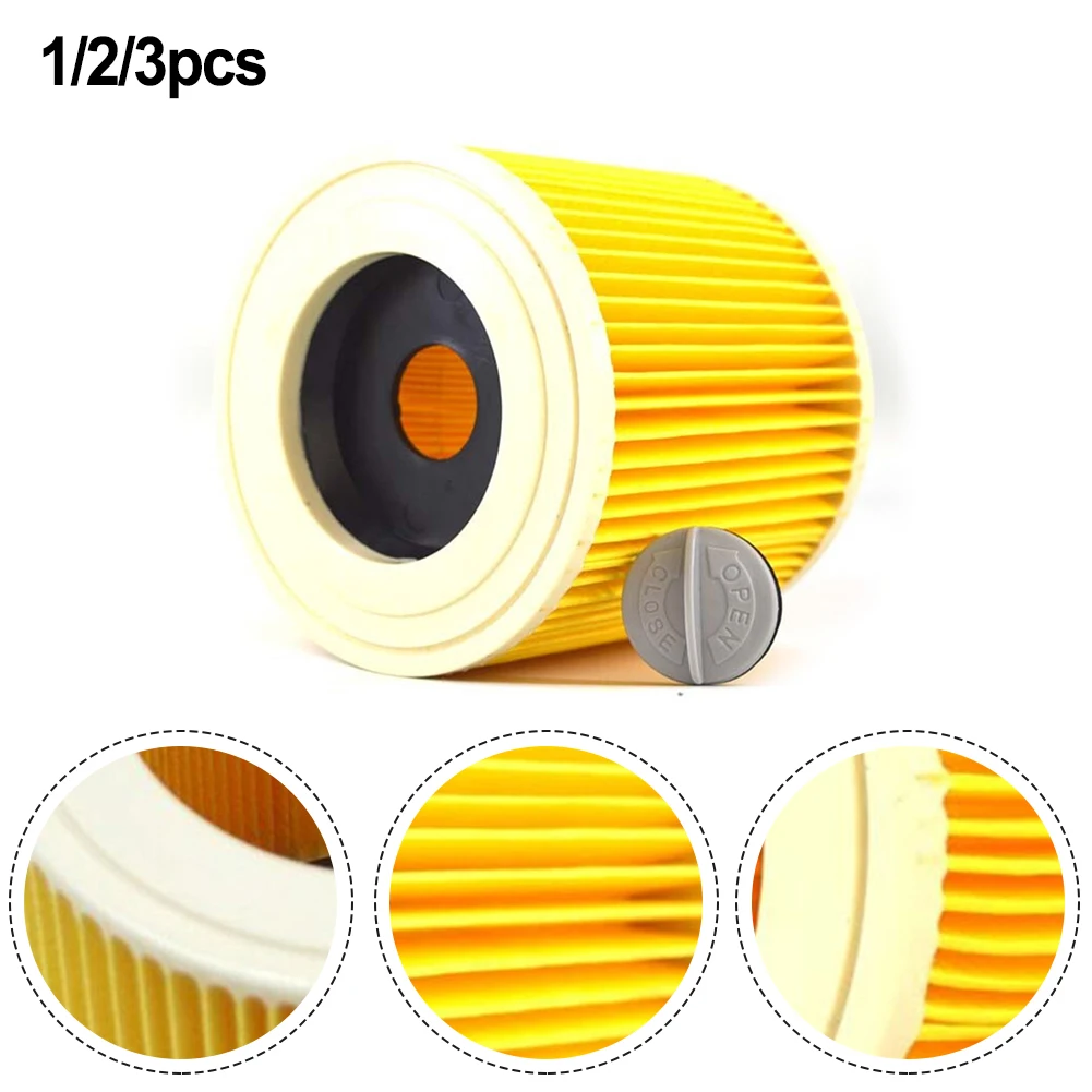 Vacuum Cleaner Cartridge Filter For Karcher WD WD2 WD3 Series Wet Dry  Vacuum Cleaner Replacement Parts Accessories