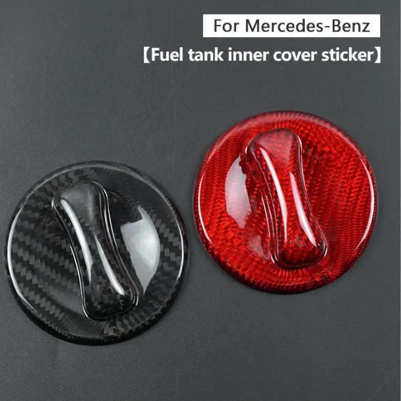 

TIYPEOR Oil Tank Cover Carbon Fiber Oil Tank Cover for Mercedes Benz Car Exterior Accessories Car Accessories Decoration