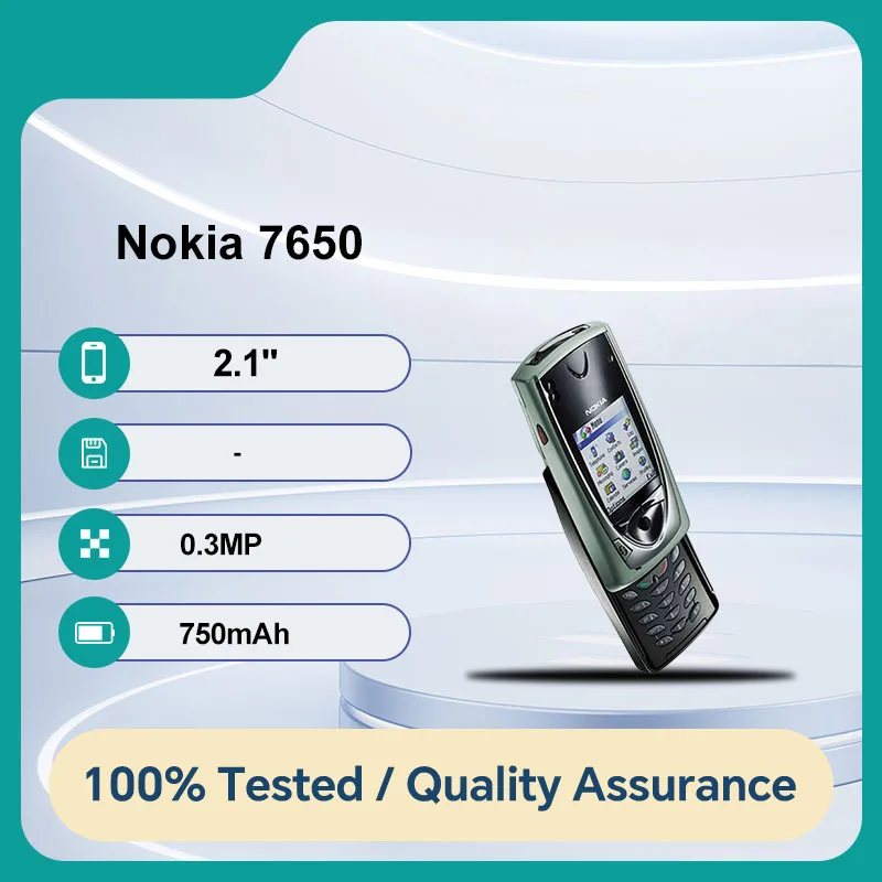 الأصلي مقفلة كاميرا Nokia 7610S 3MP الهاتف المحمول بلوتوث حالة جيدة