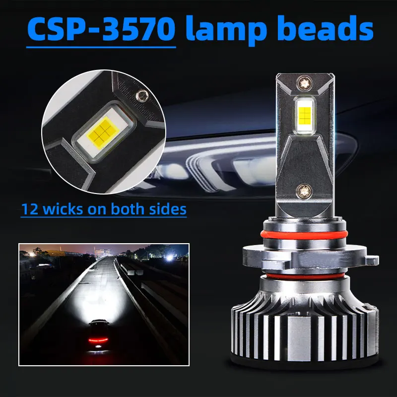 K9 9005 HB3  Led Headlight H4 Llight Bulb H11 Car Headlights h7 Canbus Led Light 9006 Fog Lamp LED Headlights