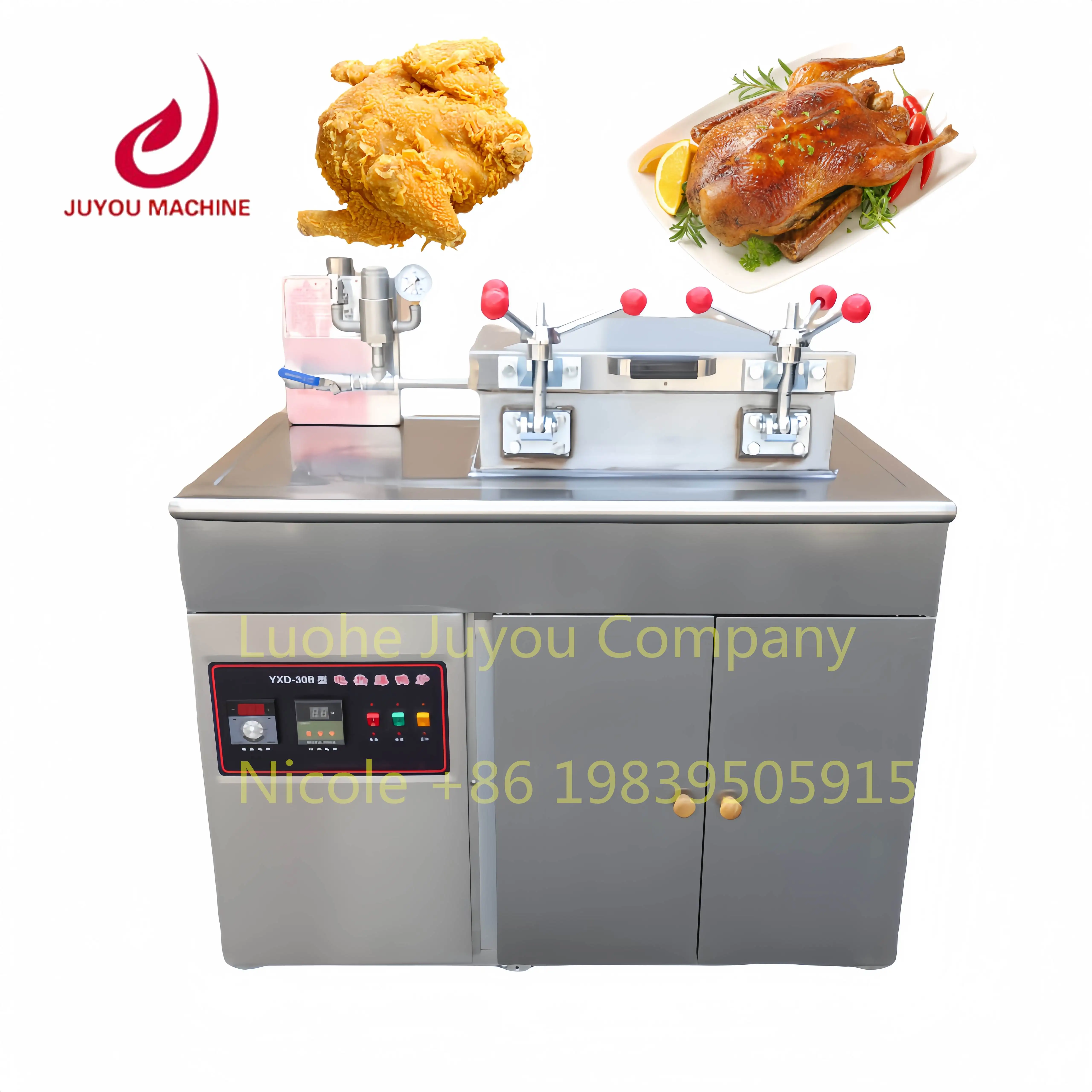 

Commercial Fast Food Restaurant Fried Duck Crispy Chicken Electric Frying Machine Gas Pressure Fryer