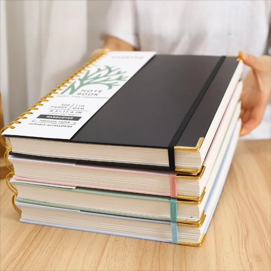 fashion-high-color-value-student-notebook-thickened-coil-book-student-workbook-large-notepad-exquisite-student-coil-book