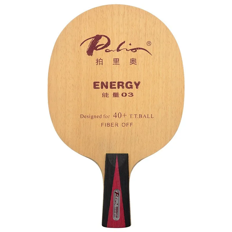 Original PALIO ENERGY 03 Table Tennis Blade Racket (5+4 CARBON, OFF) Energy-03 Ping Pong Bat Paddle