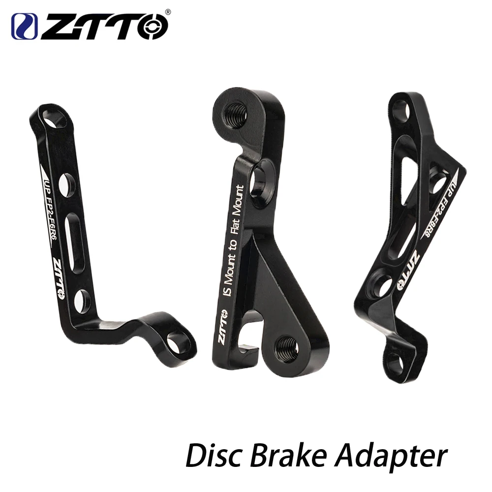 ZTTO-adaptador de freno de disco de montaje plano para poste de bicicleta de montaña, soporte de bicicleta IS PM a pinza FM para Rotor de 140mm, 160mm y 180mm