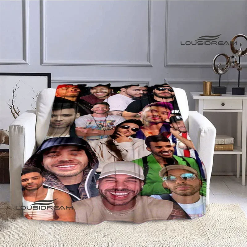 Latin singer Romeo Santos blankets Flannel Warm blanket soft and comfortable blanket picnic blankets bed linings birthday gift