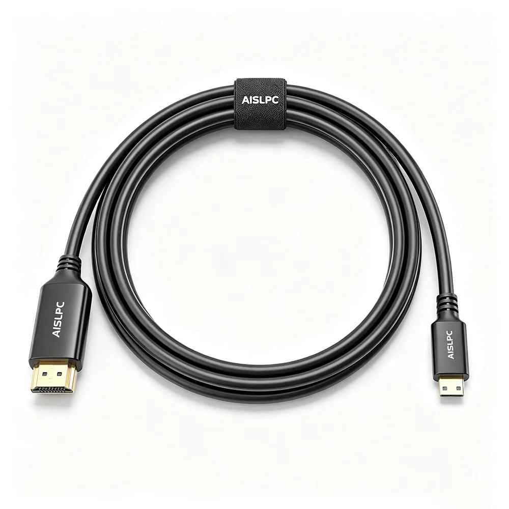 AISLPC 4K 60Hz Game console interface to TV interface Mini‑HDMI‑compatible to HDMI‑compatible Cable for RG52mini RG43H RG43V