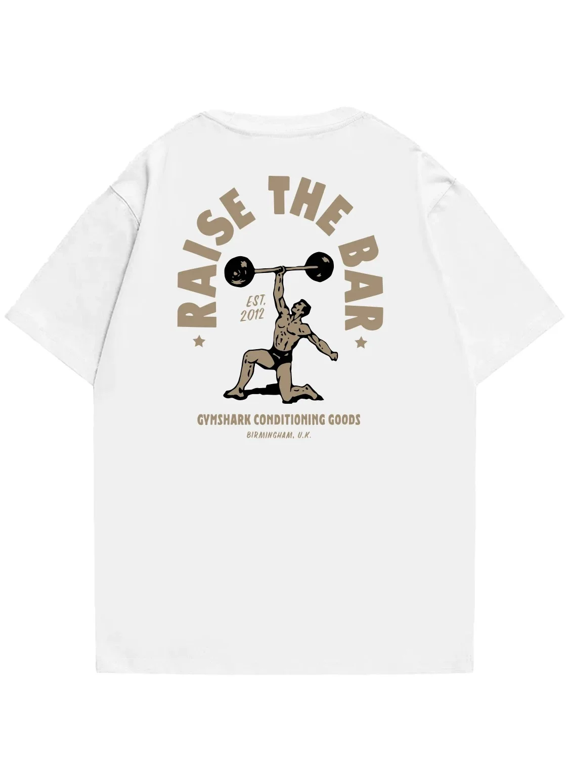 2026 Core Muscle Short-Sleeved Fitness & Bodybuilding Sporty Combed Cotton Loose-Fitting Breathable Shirt T-Shirt