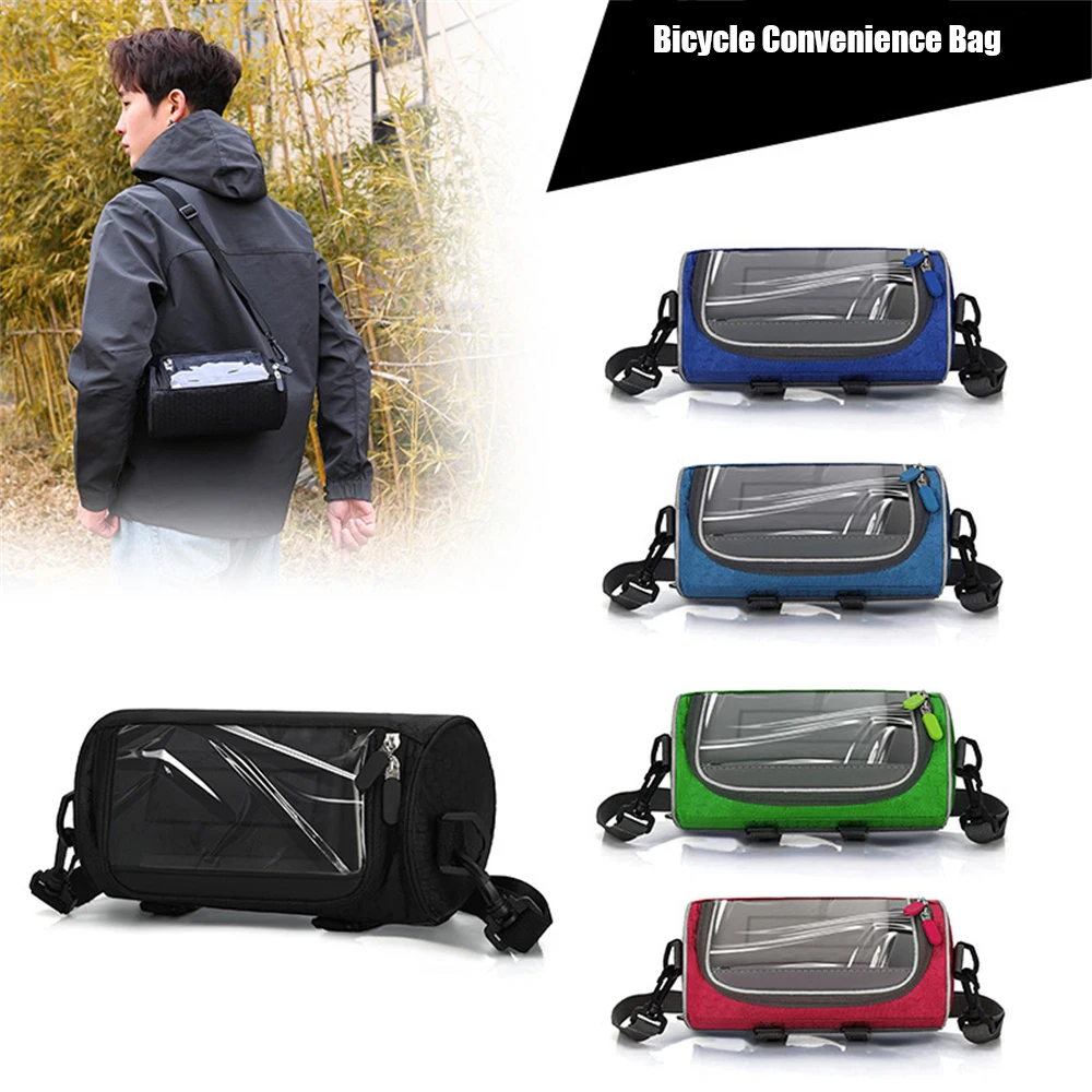 Fanny Pack Enjoy Riding Rip Resistant Polyester Shoulder Bag Convenience Bag Various Installation Methods Quick Release